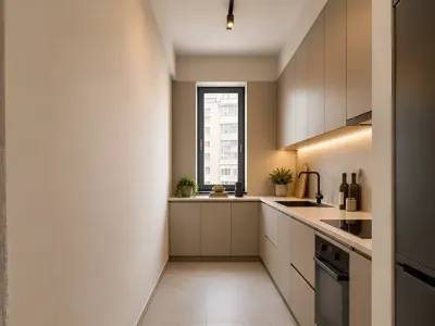 bucătărie utilată hol apartament vanzare-cumparare Sector 2, București